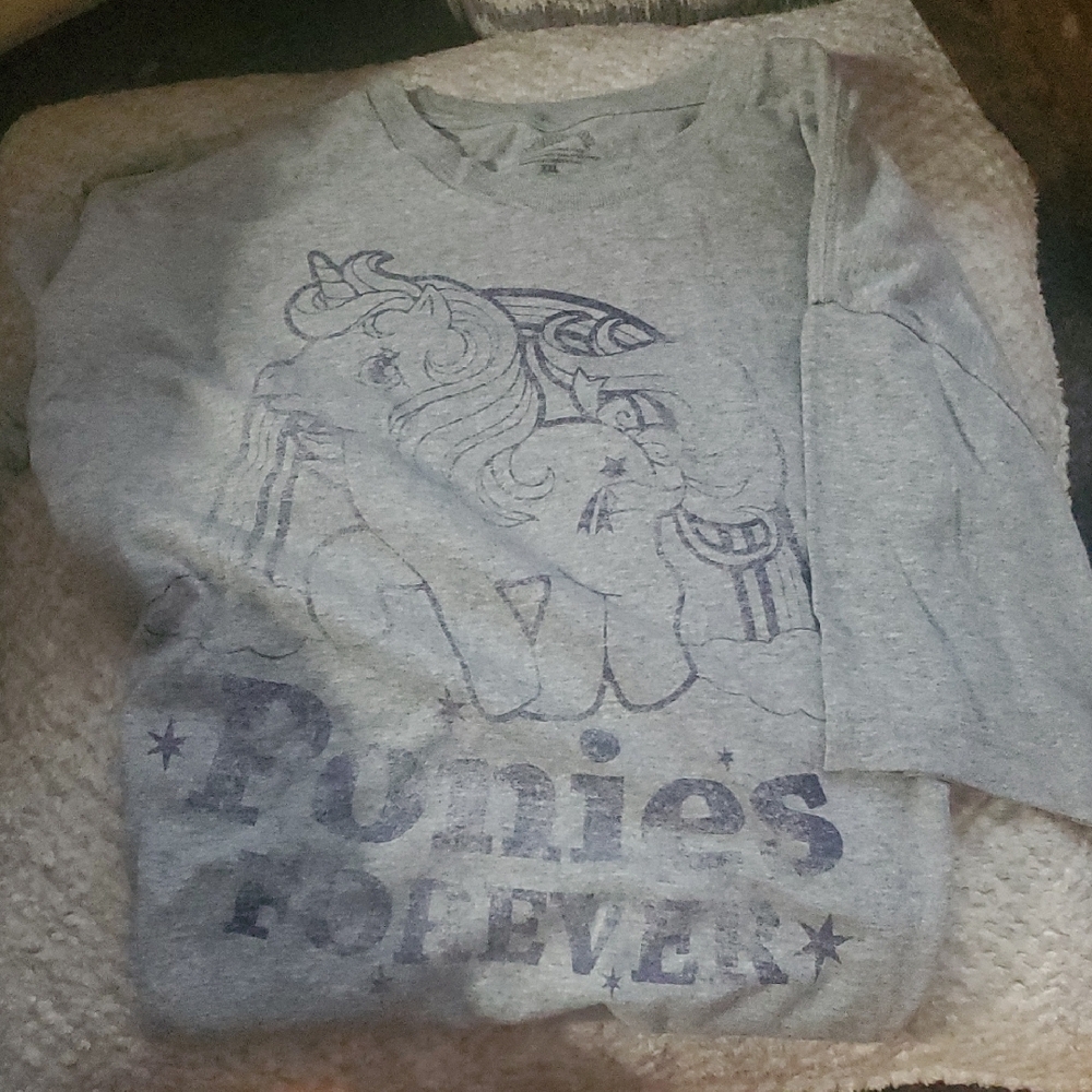 Gray Ponies Forever tshirt Xxl